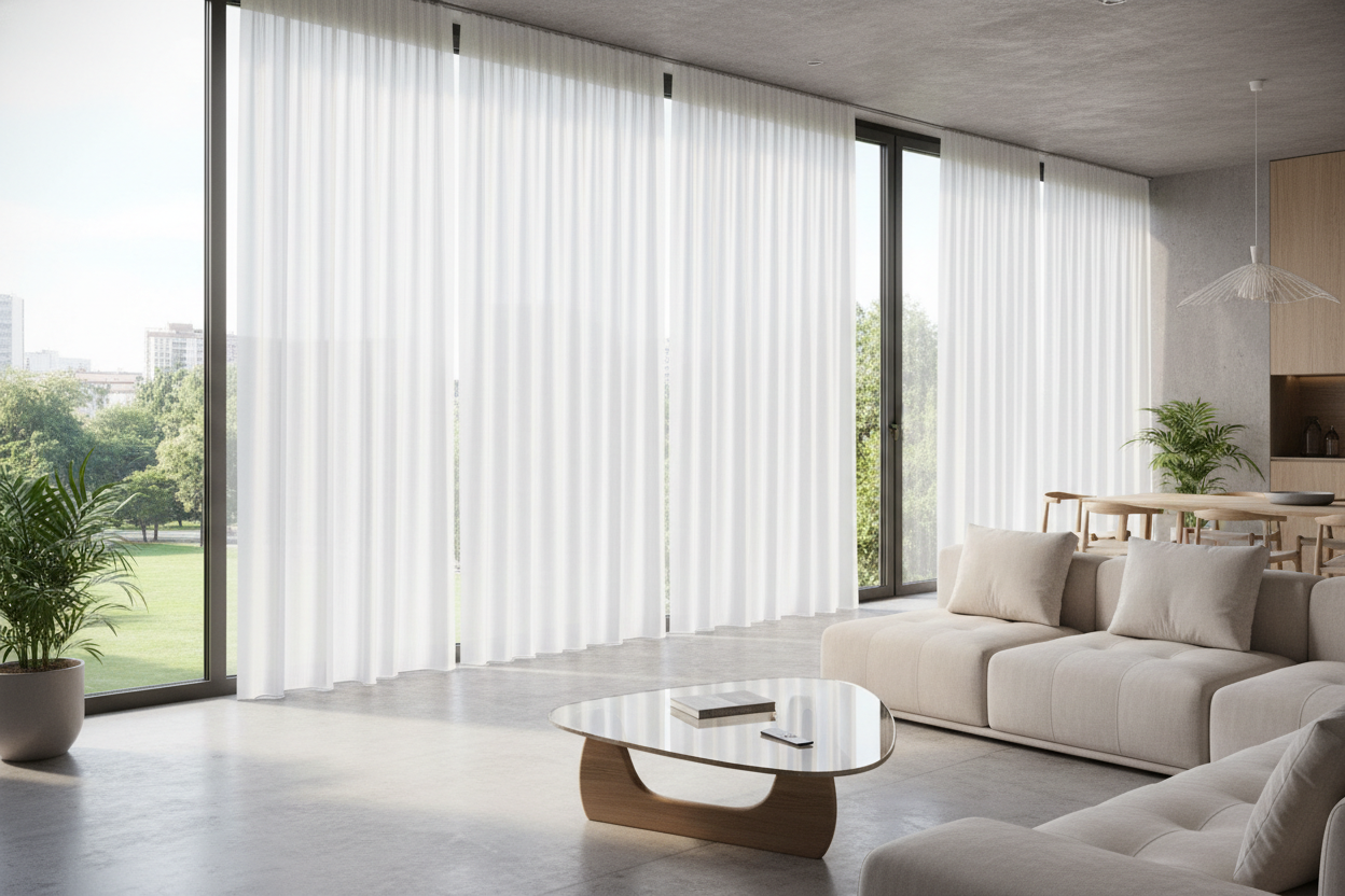 The Real Reason Open Floor Plans Need Motorised Roller Shades