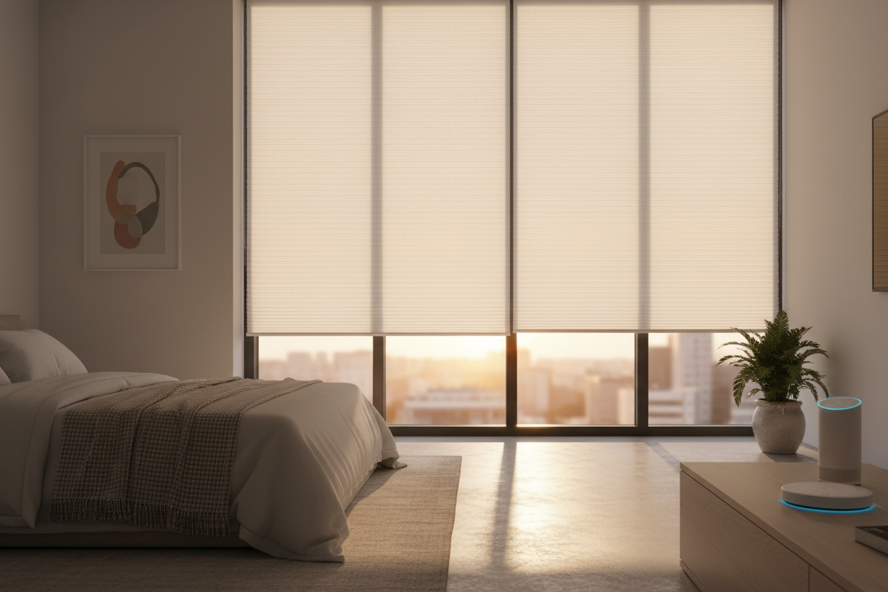 Why I Synced Smart Window Blinds Alexa to My Morning Alarm