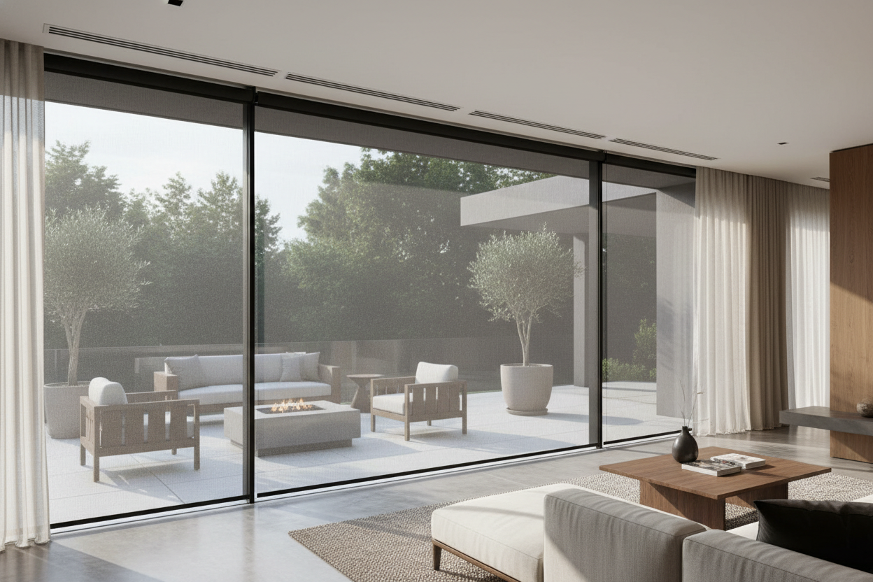 How to Hide Motorized Exterior Solar Shades So Your Patio Looks Expensive