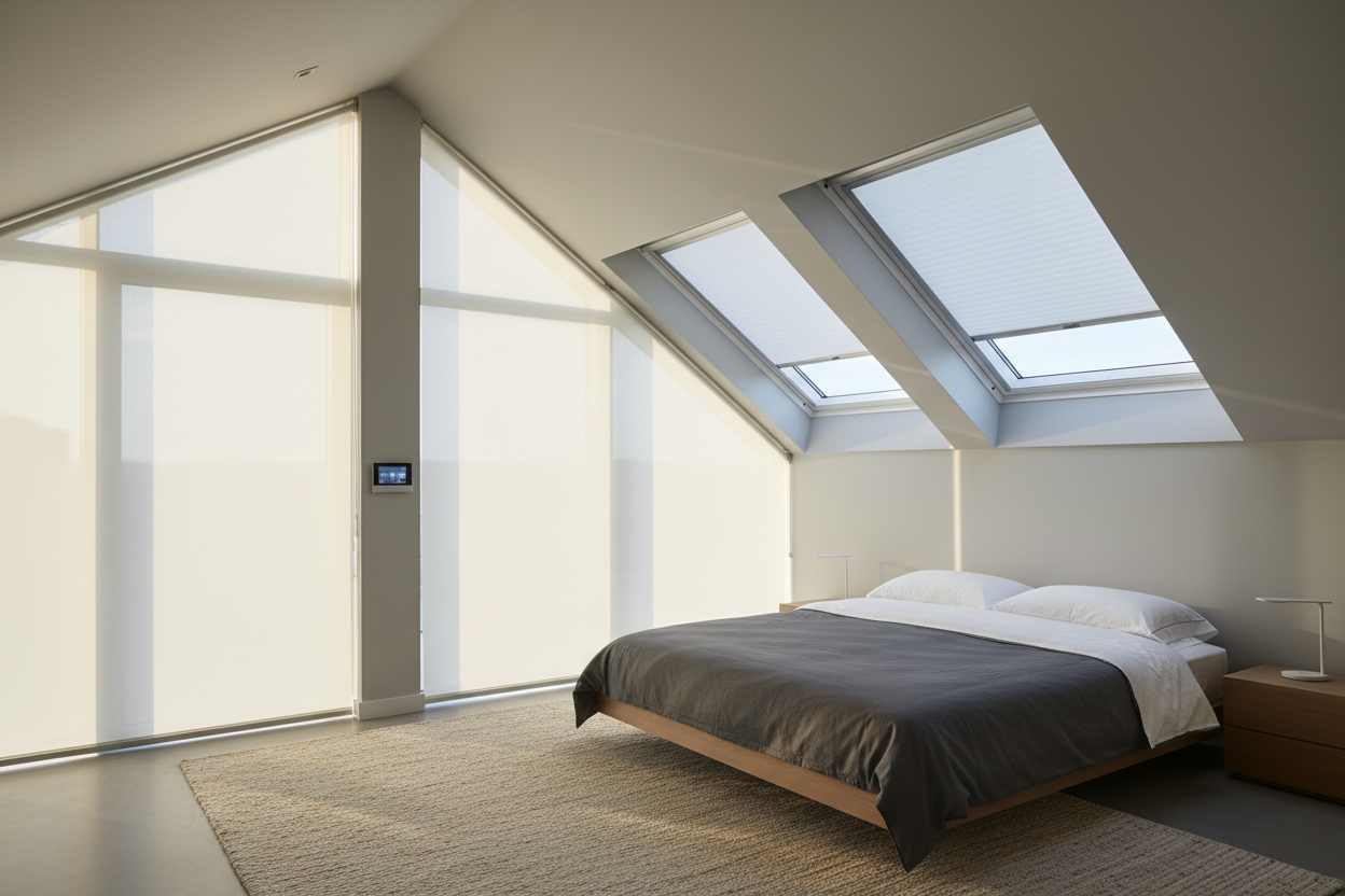 I Stopped Baking Under the Glass With Solar Motorized Skylight Shades