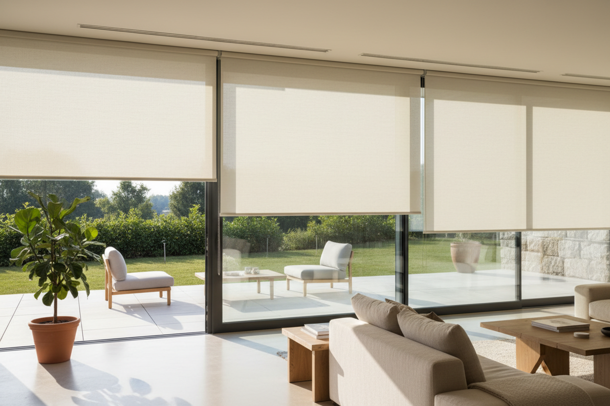 Why I Ditched Flimsy Outdoor Drapes for Pull Down Patio Shades