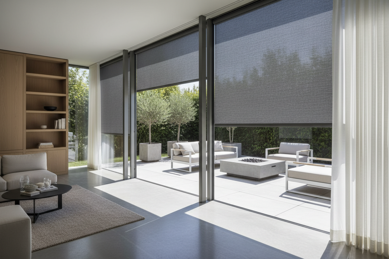 Stop Chasing Shade: The Case for Exterior Patio Roller Blinds