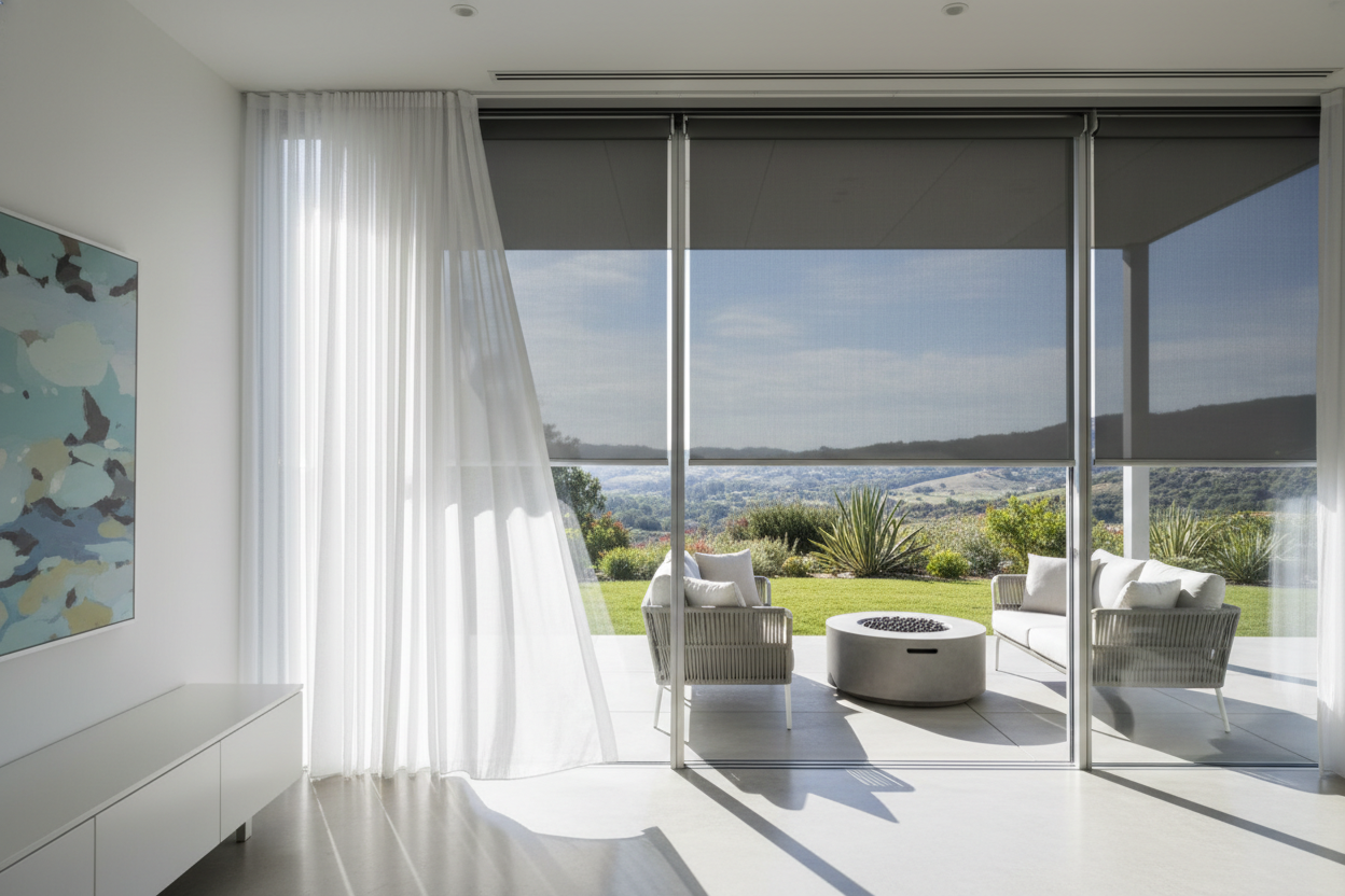 How to Hang a Coolaroo Outdoor Roller Shade 120 x 96 Without Sagging