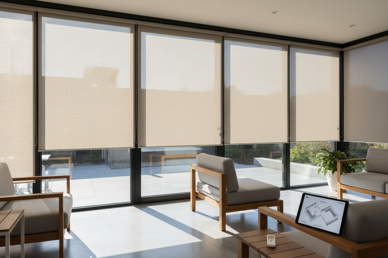 I Hung an Outdoor Roller Shade 144 x 96—Here's What I Learned