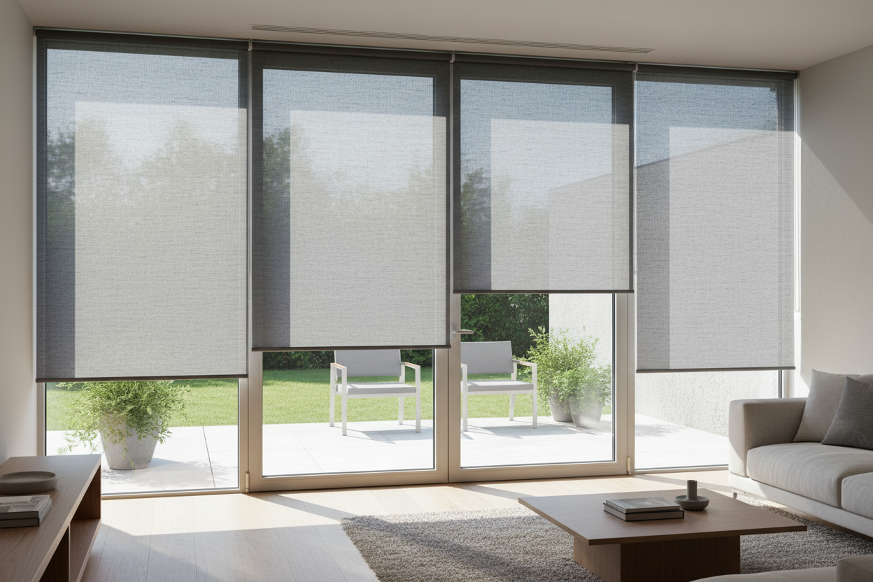Does a Sheer Outdoor Roller Shade Actually Block the Afternoon Sun?