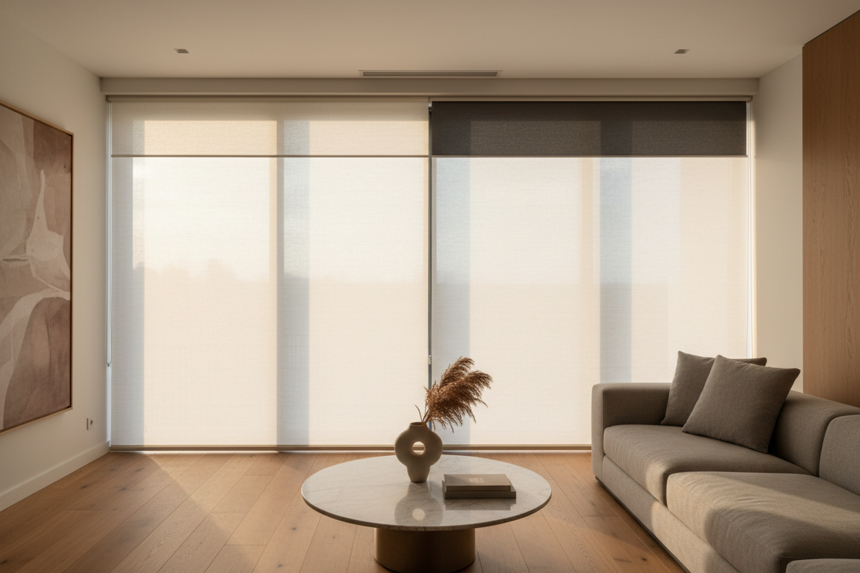 Do Solar Roller Shades Always Look Like a Corporate Office?