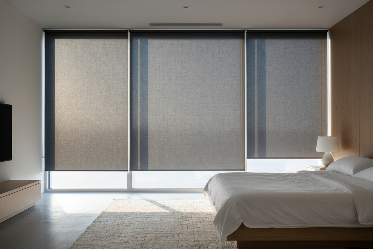 Are Roller Shades Sun Blocking Enough for a South-Facing Bedroom?