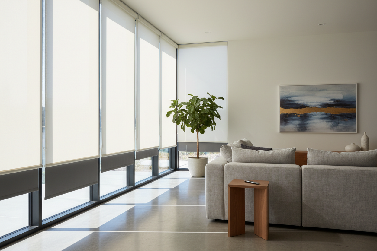 Stop Guessing the Difference Between Solar Shades and Roller Shades