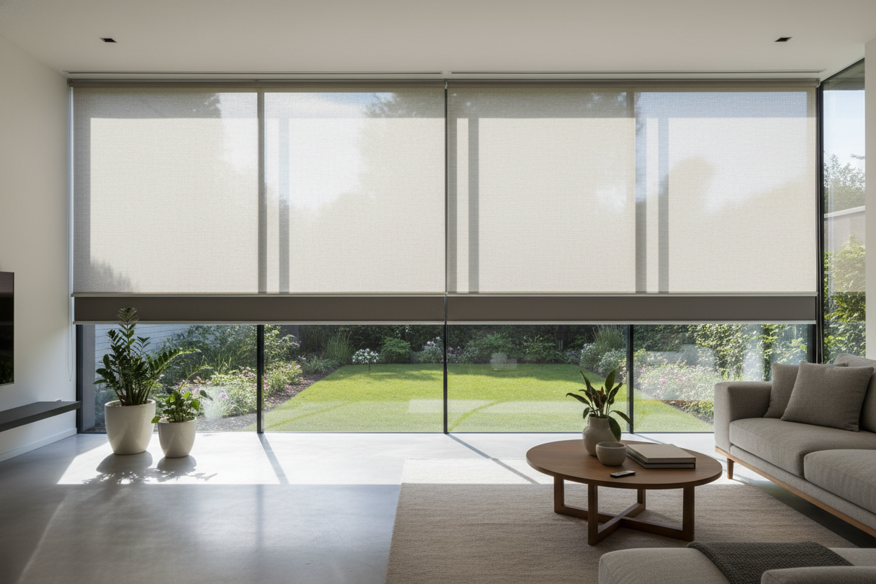 Why I Only Use Roller Shades Top Down Bottom Up on the Ground Floor