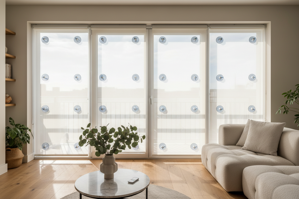 I Put Blinds With Suction Cups in My Kitchen (And Actually Love Them)