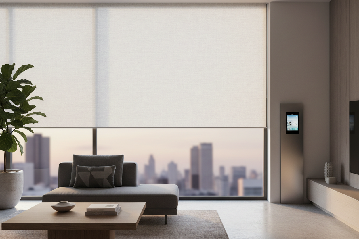 Your Split Blinds Are Ruining the View: Get a 72 Inch Wide Roller Shade