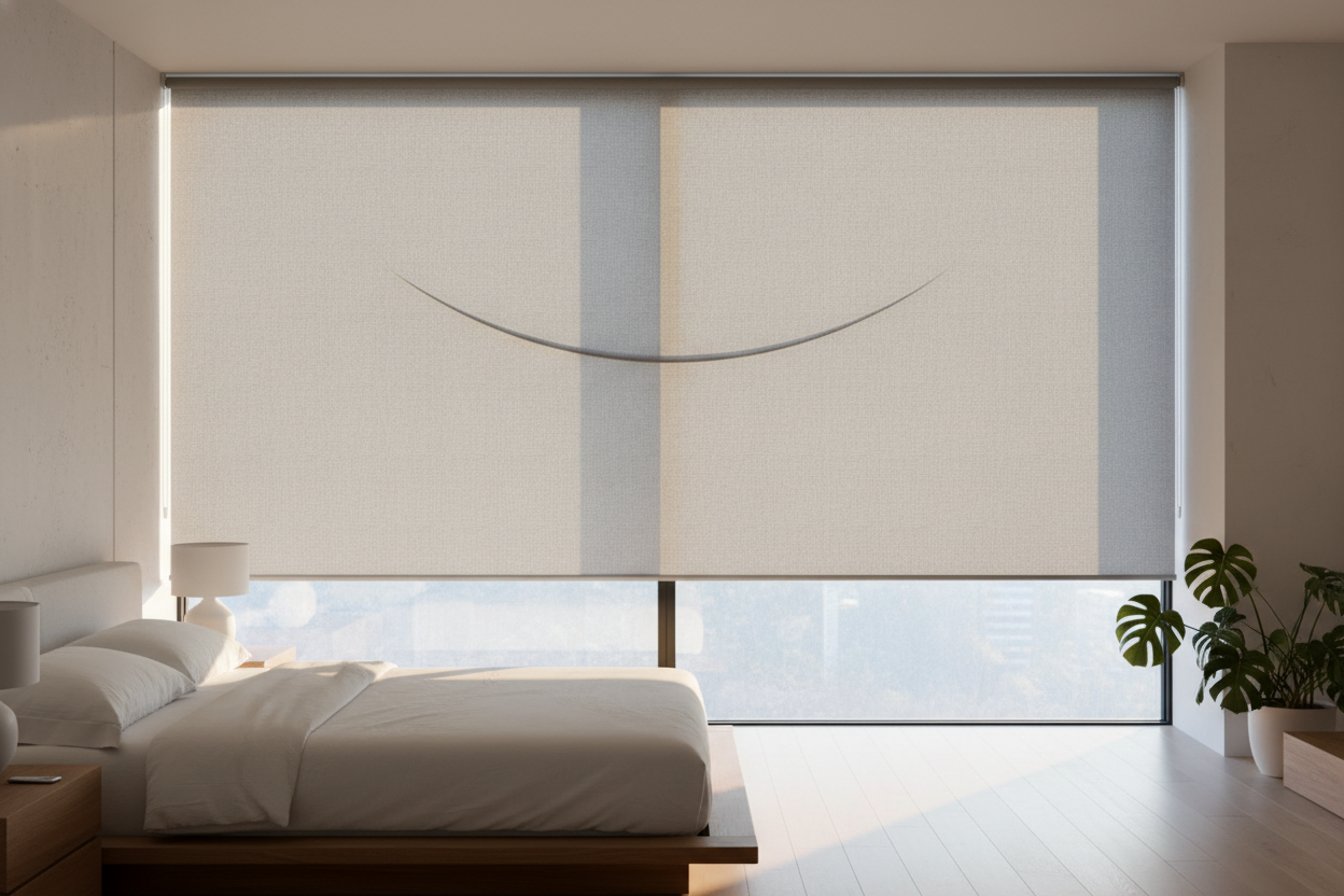 My Extra Wide Roller Shade Sagged Until I Learned This Tube Trick