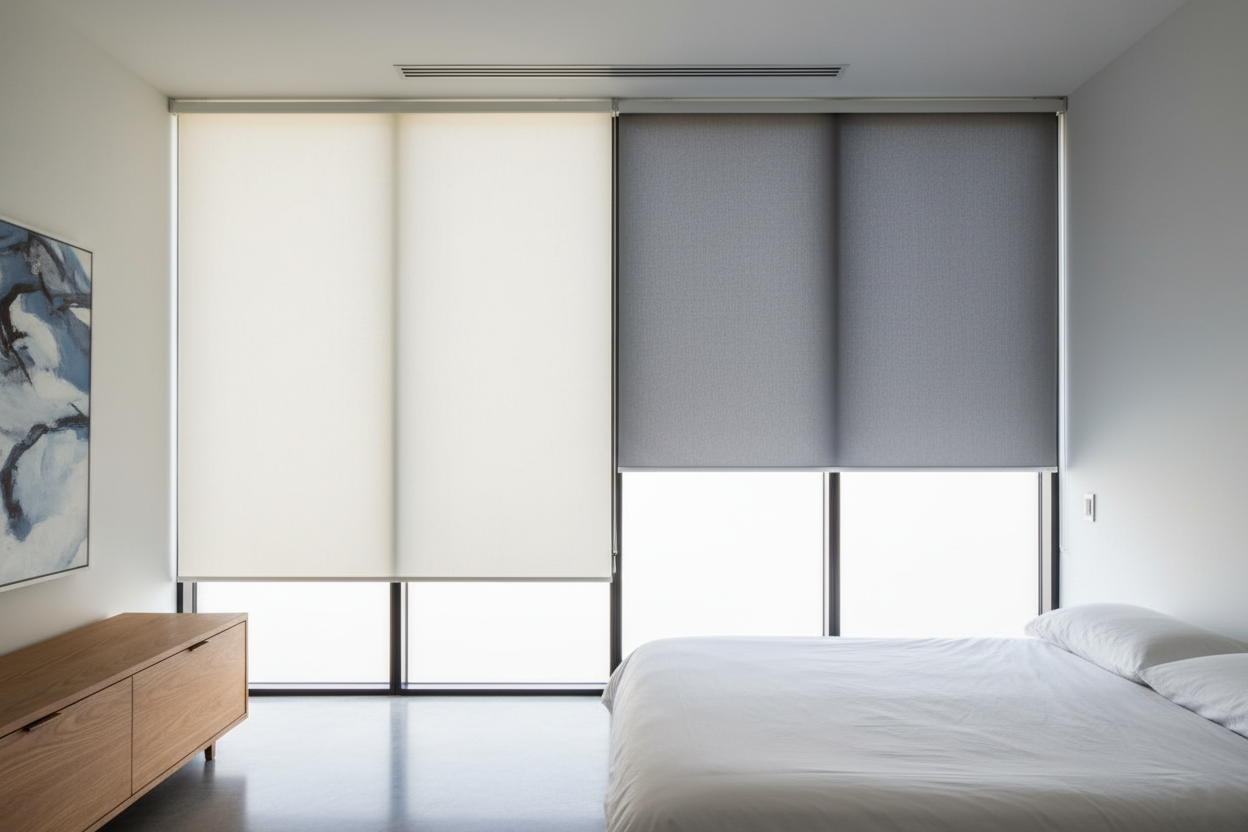 The 3 Rules for Choosing Roller Shades With or Without Valance