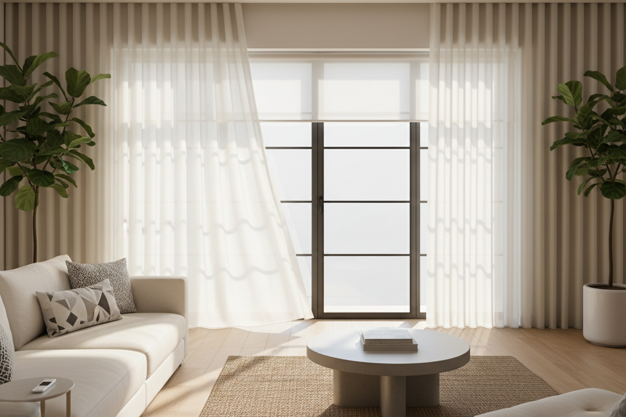 I Hid a $30 iFIT Roller Shade Behind My Drapes and Saved $800