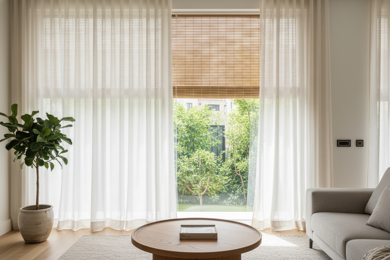 How to Style a Matchstick Blind Without It Looking Like a Tiki Bar
