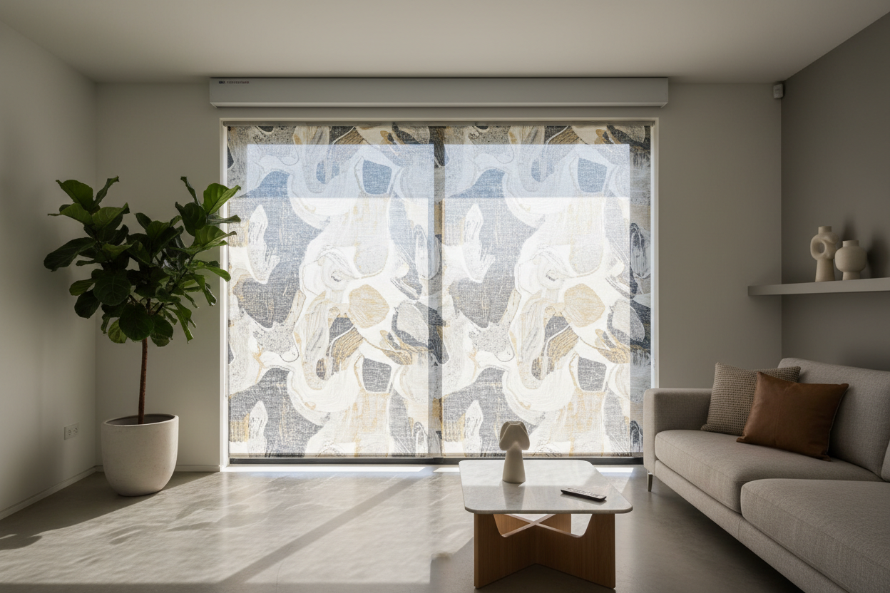 Why I Treat a Decorative Roller Blind Like a Piece of Wallpaper