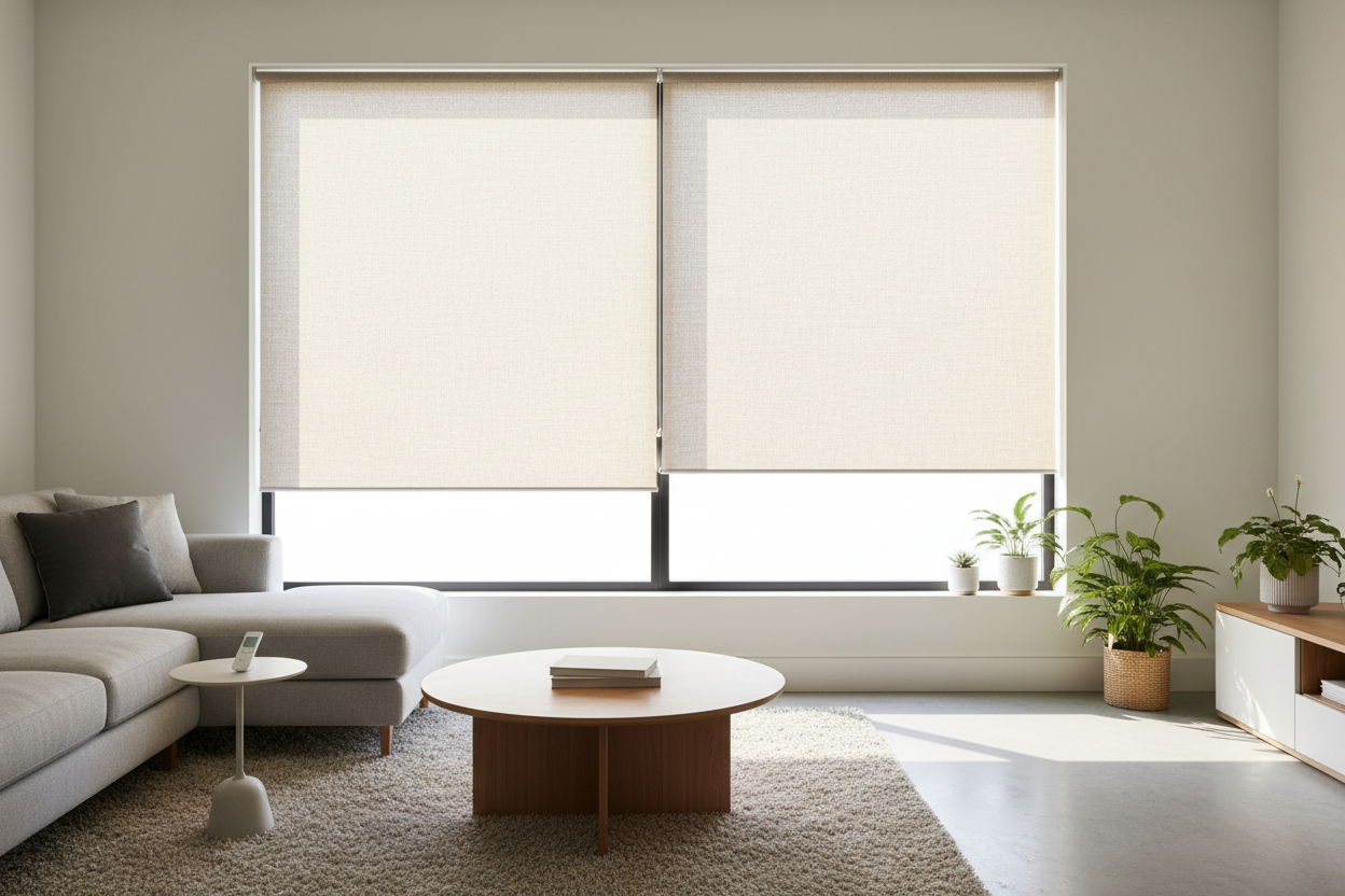 Do $15 Mainstay Roller Shades Actually Work in a Real Living Room?