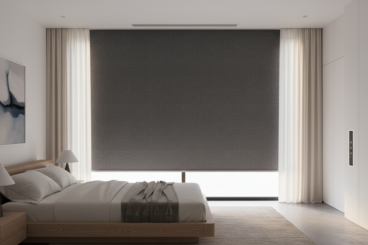 How to Make Auto Blackout Shades Look Expensive, Not Like a Hotel