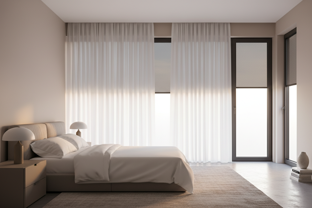 Why I Always Hide Blackout Blinds Behind Blinds in Bedrooms