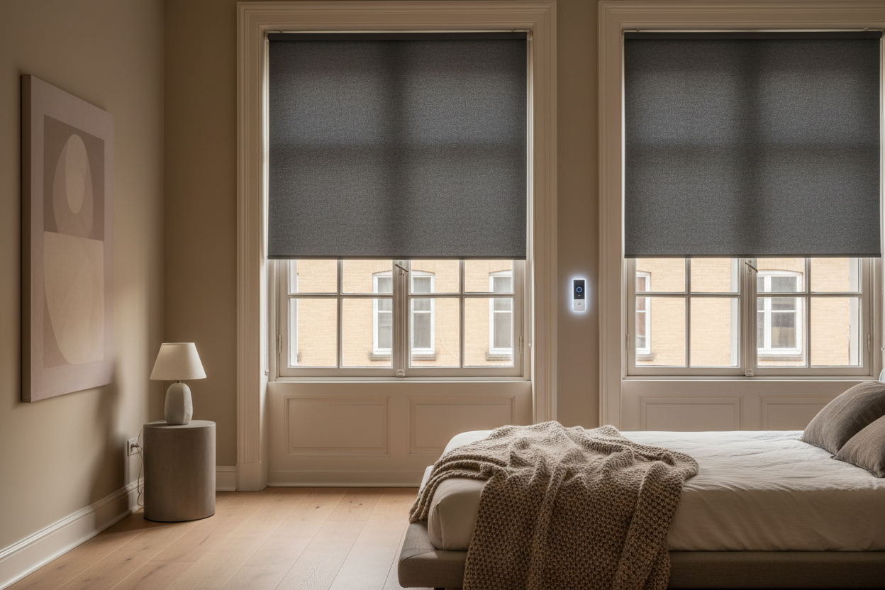 Why I Actually Use Adhesive Blackout Shades on Historic Windows