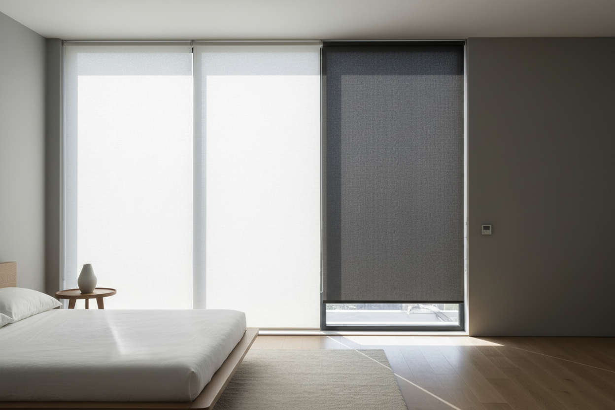 Are Decorative Blackout Roller Shades Pretty Enough to Stand Alone?