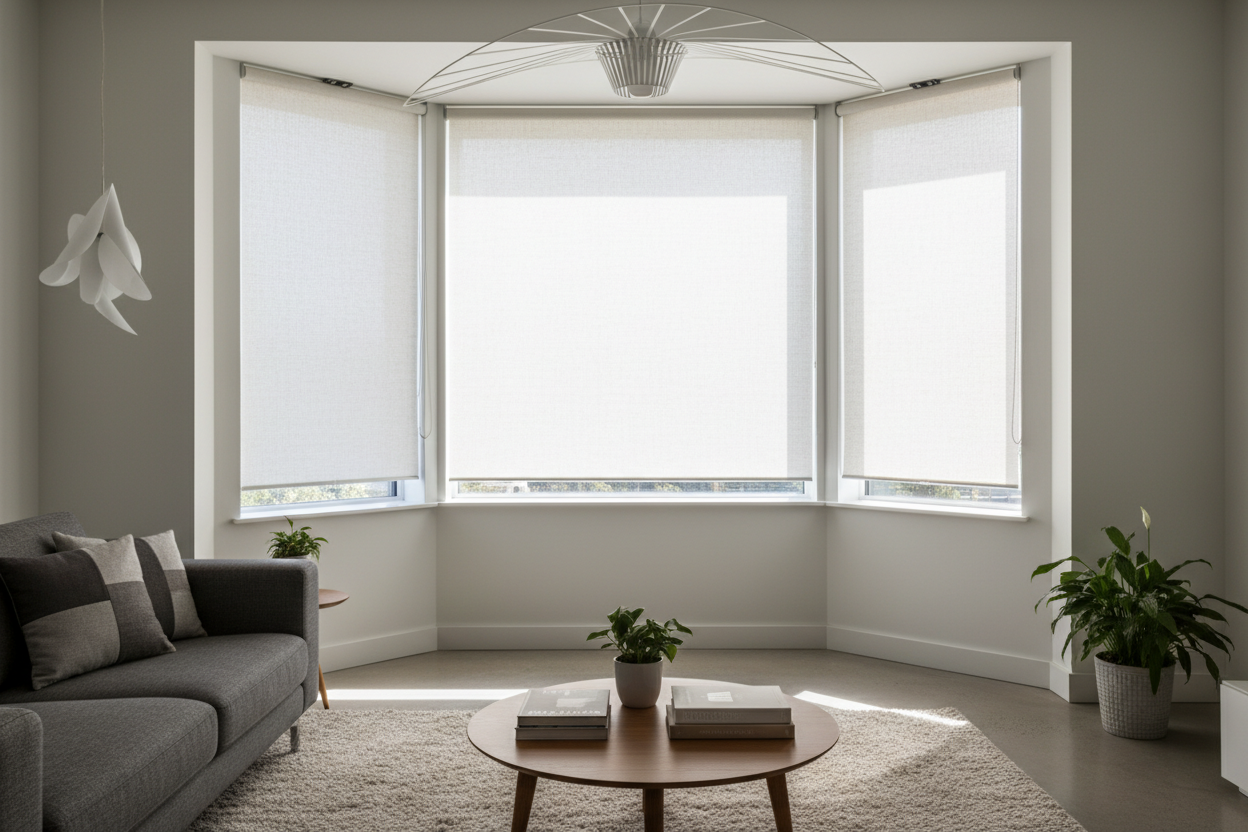 The 1-Inch Clearance Rule for Perfect Bay Window Roller Shades