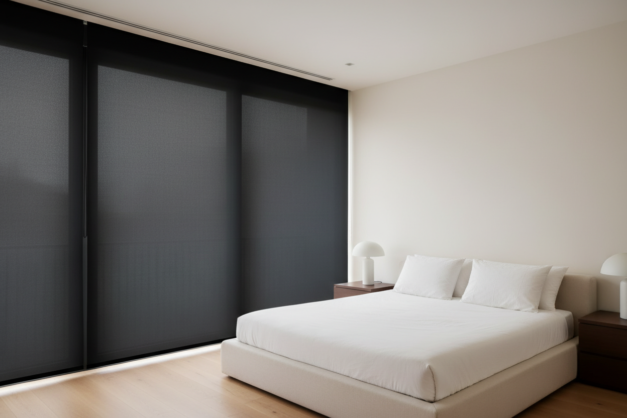 Why I Treat a Black Window Shade Like Eyeliner for Pale Rooms