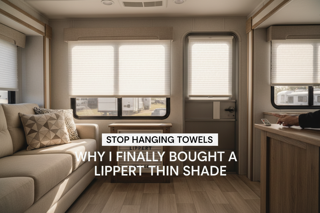 Stop Hanging Towels: Why I Finally Bought a Lippert Thin Shade