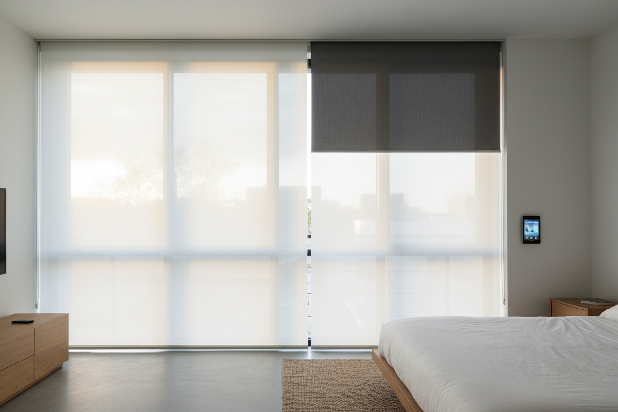 Are Light Diffusing Shades Actually Private at Night?
