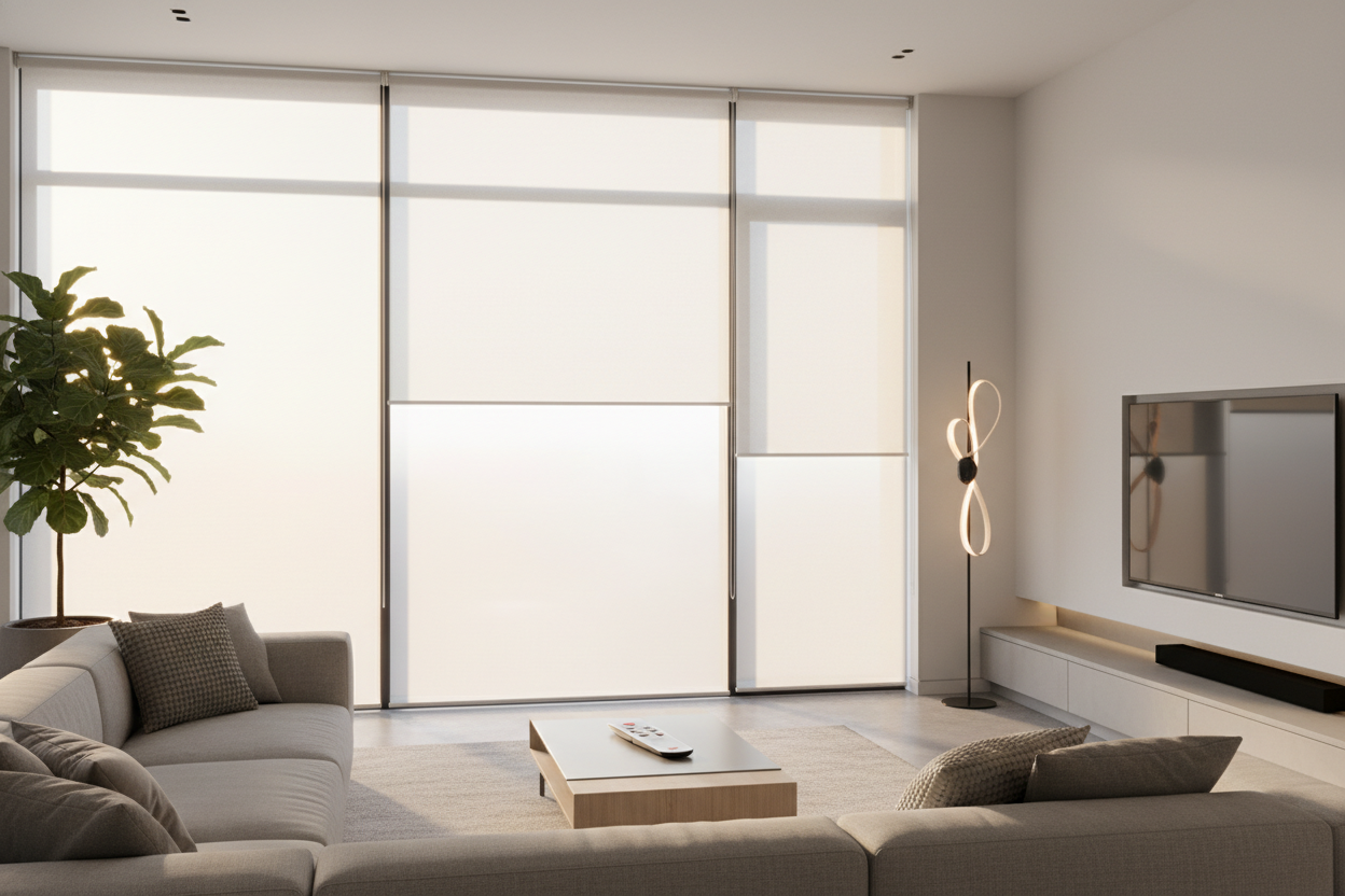 I Swapped Heavy Drapes for Roller Shades Light Filtering (Here's Why)
