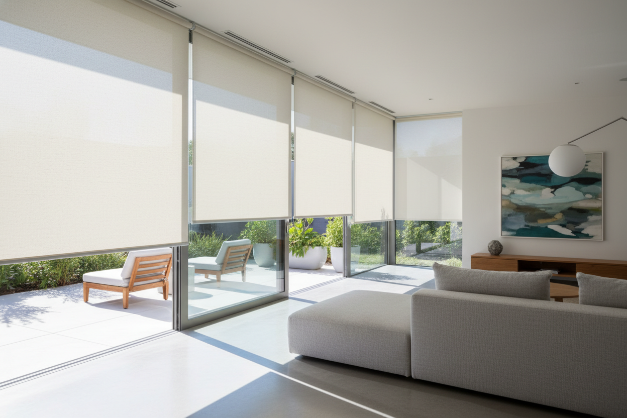 I Skipped the Screened Porch for Exterior Patio Roller Blinds