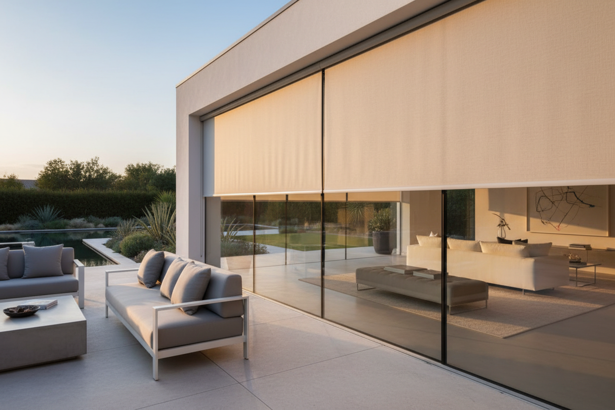 Your Roller Shade for Outdoors Shouldn't Feel Like a Camping Tent