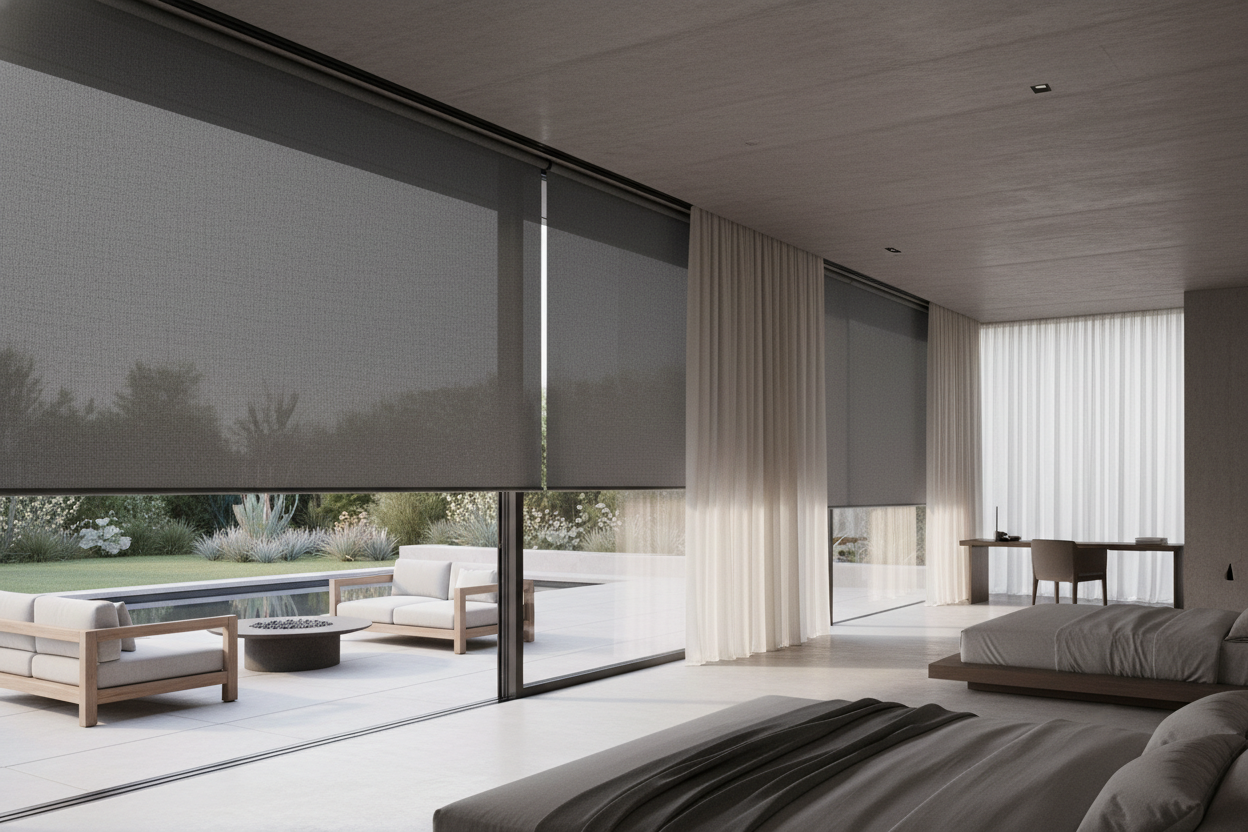 The 3 Mistakes Everyone Makes Hanging an Outdoor Roller Shade 144 x 96