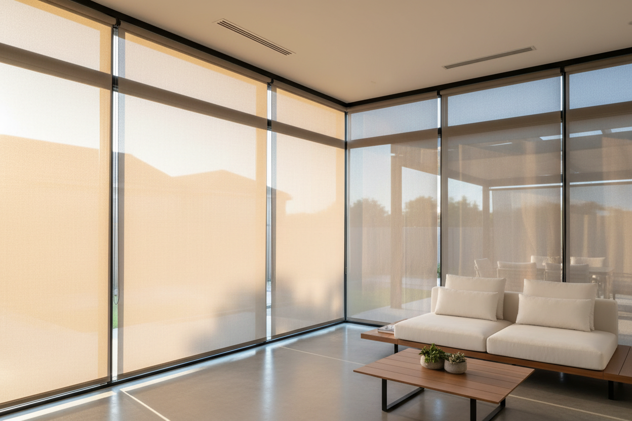 Why the Coolaroo Outdoor Roller Shade 96 x 72 is the Perfect Porch Size