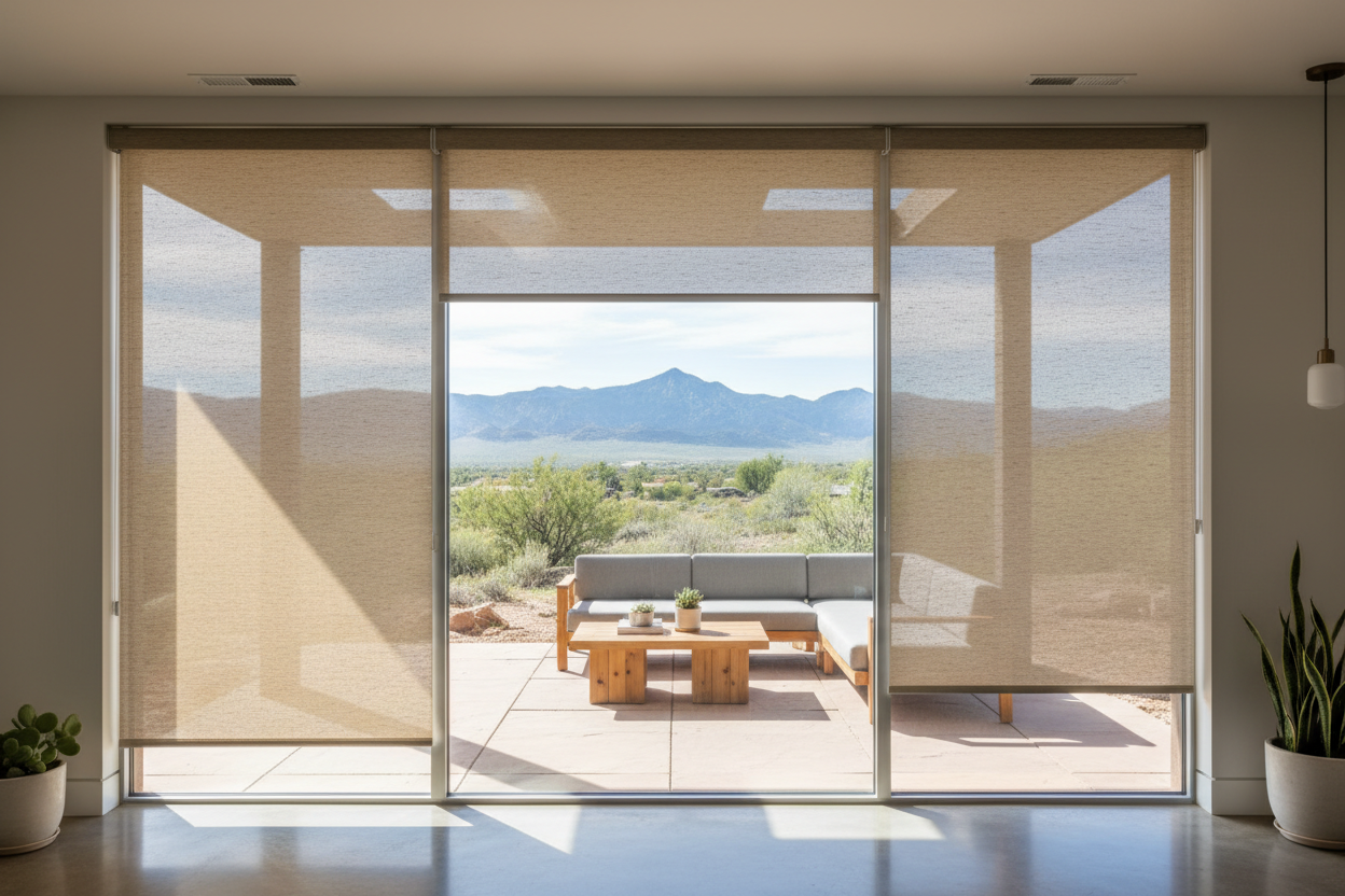 Why Gappy Porches Come Down to Coolaroo Outdoor Roller Shade Sizes