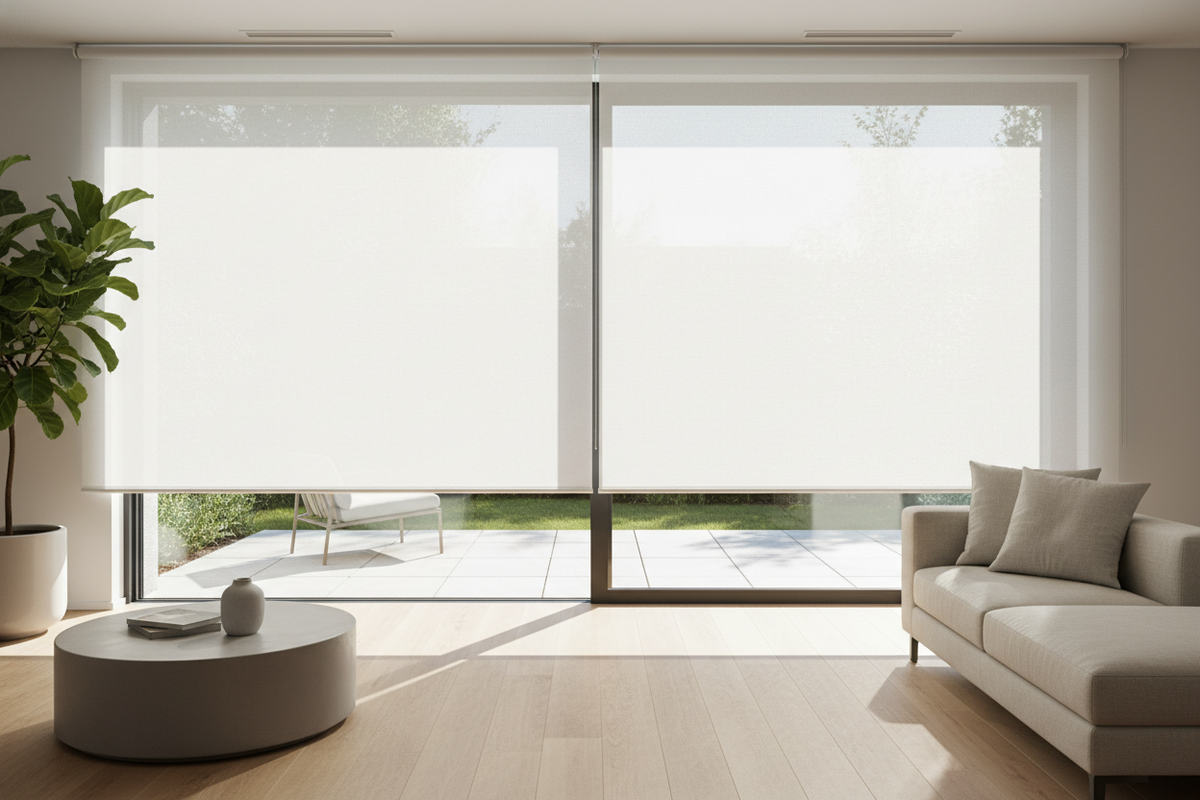 Stop Bunching: The Genius of a Coolaroo Outdoor Roller Shade 120 x 72
