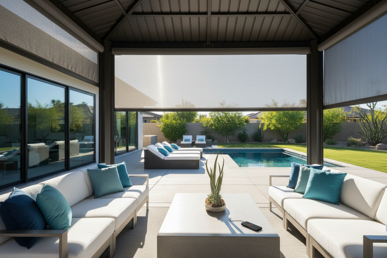 Your Gazebo is Baking Hot: Why You Need a Sunscreen Roll Up