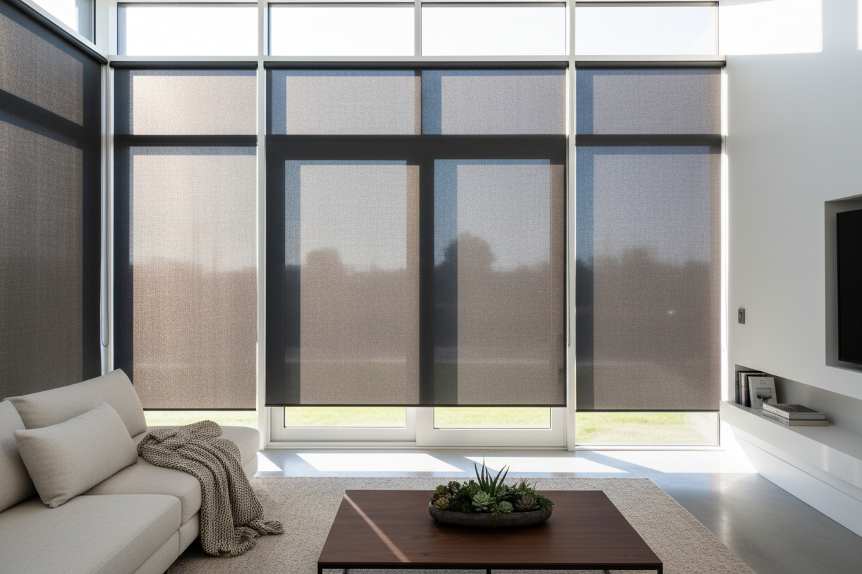 I Saved My Blistering Sunroom With Roller Shades Sun Blocking Power