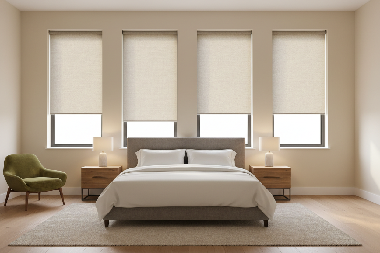 The Trick to Making 28 Inch Window Shades Look Wider Than They Are