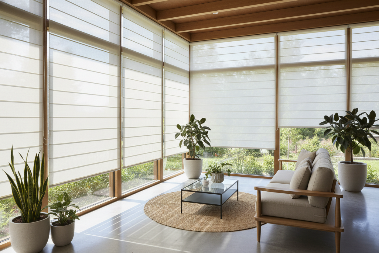 Your Sun Room Needs Shaded Windows, Not Heavy Blackout Drapes