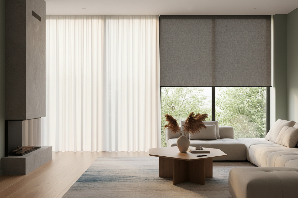 Why I Never Use Single-Layer Living Room Window Shades