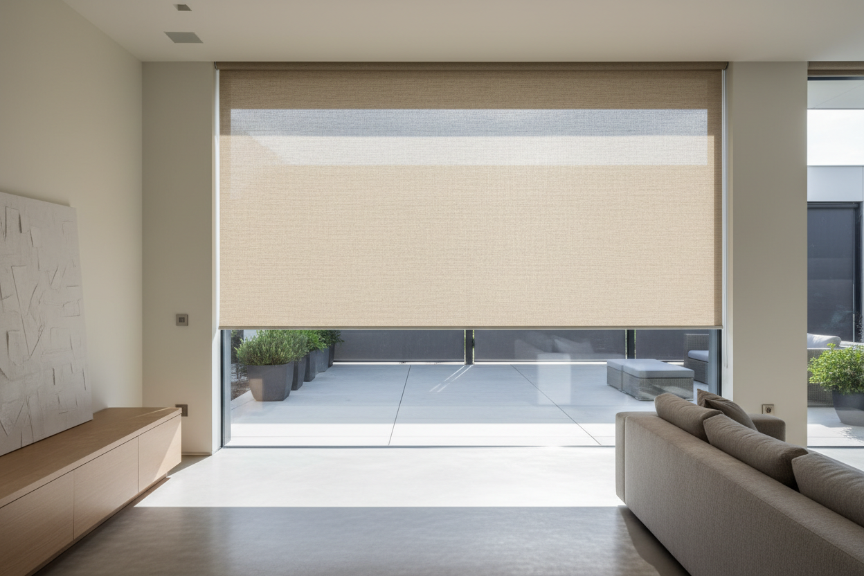 I Refuse to Split Patio Blinds: Why an 8 Foot Roller Shade Wins