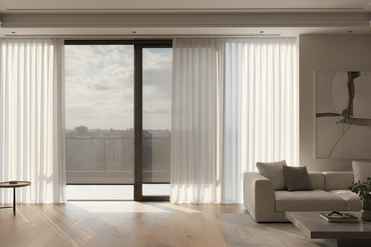 Your Room is Baking: How to Hide a Sun Blinds Window Setup Behind Drapes