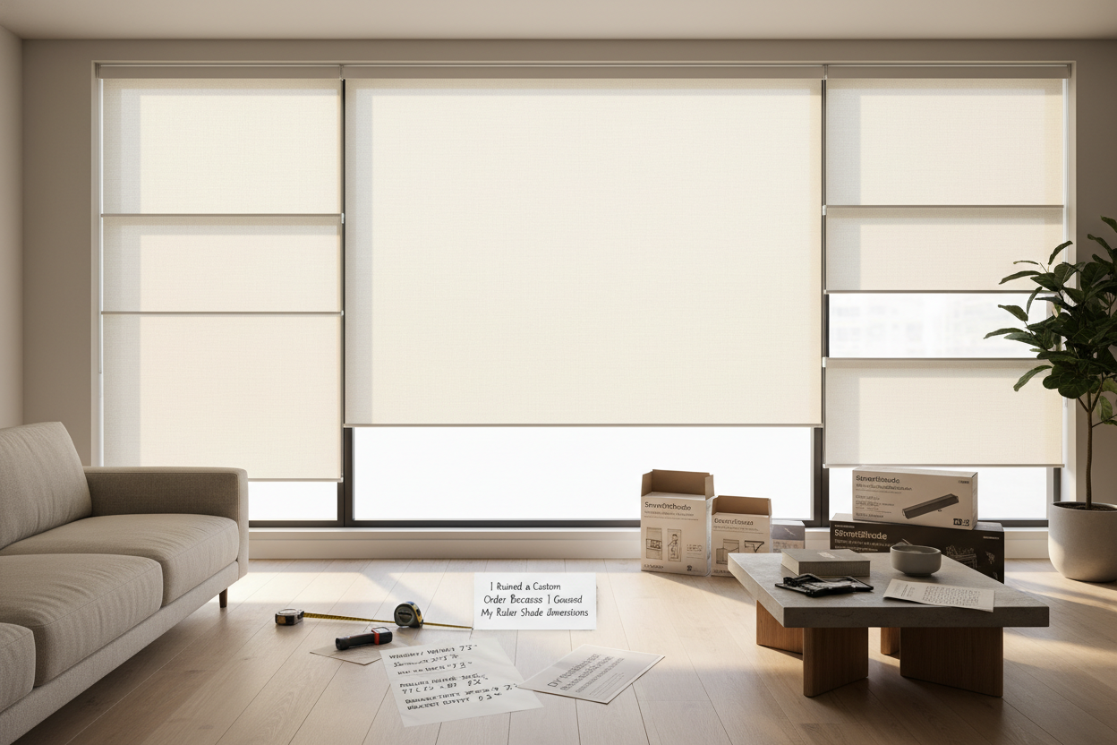 I Ruined a Custom Order Because I Guessed My Roller Shade Dimensions