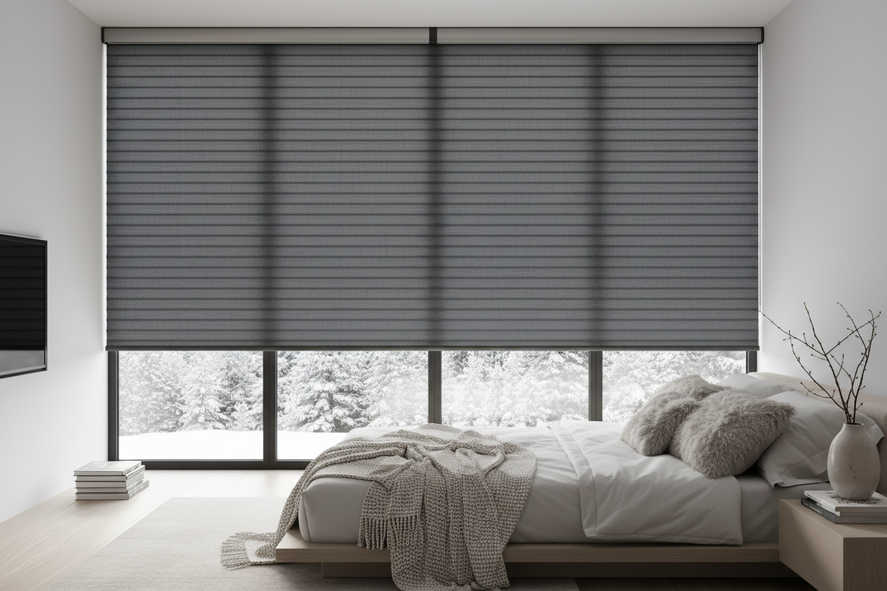 I Ditched Heavy Winter Curtains for Sleek Insulated Roller Blinds