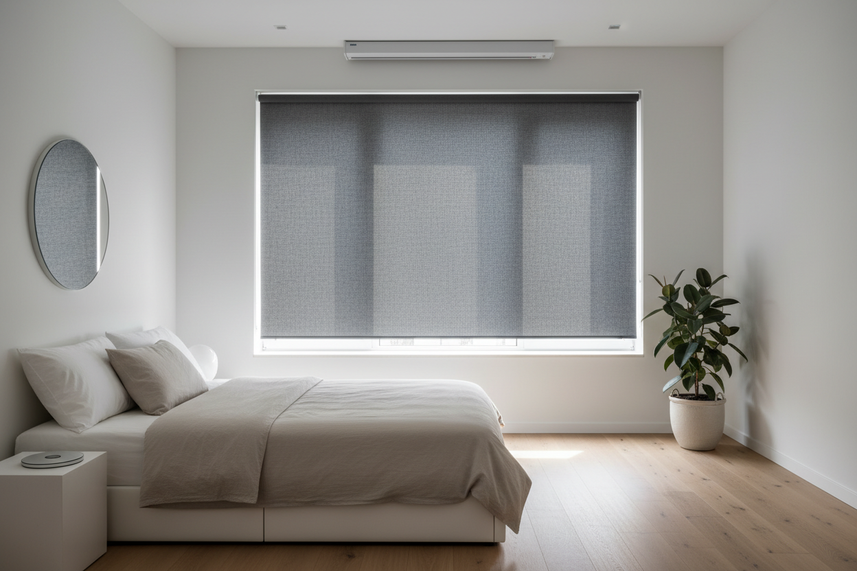 I Put Roller Blinds in Bedrooms to Make Cramped Spaces Look Huge