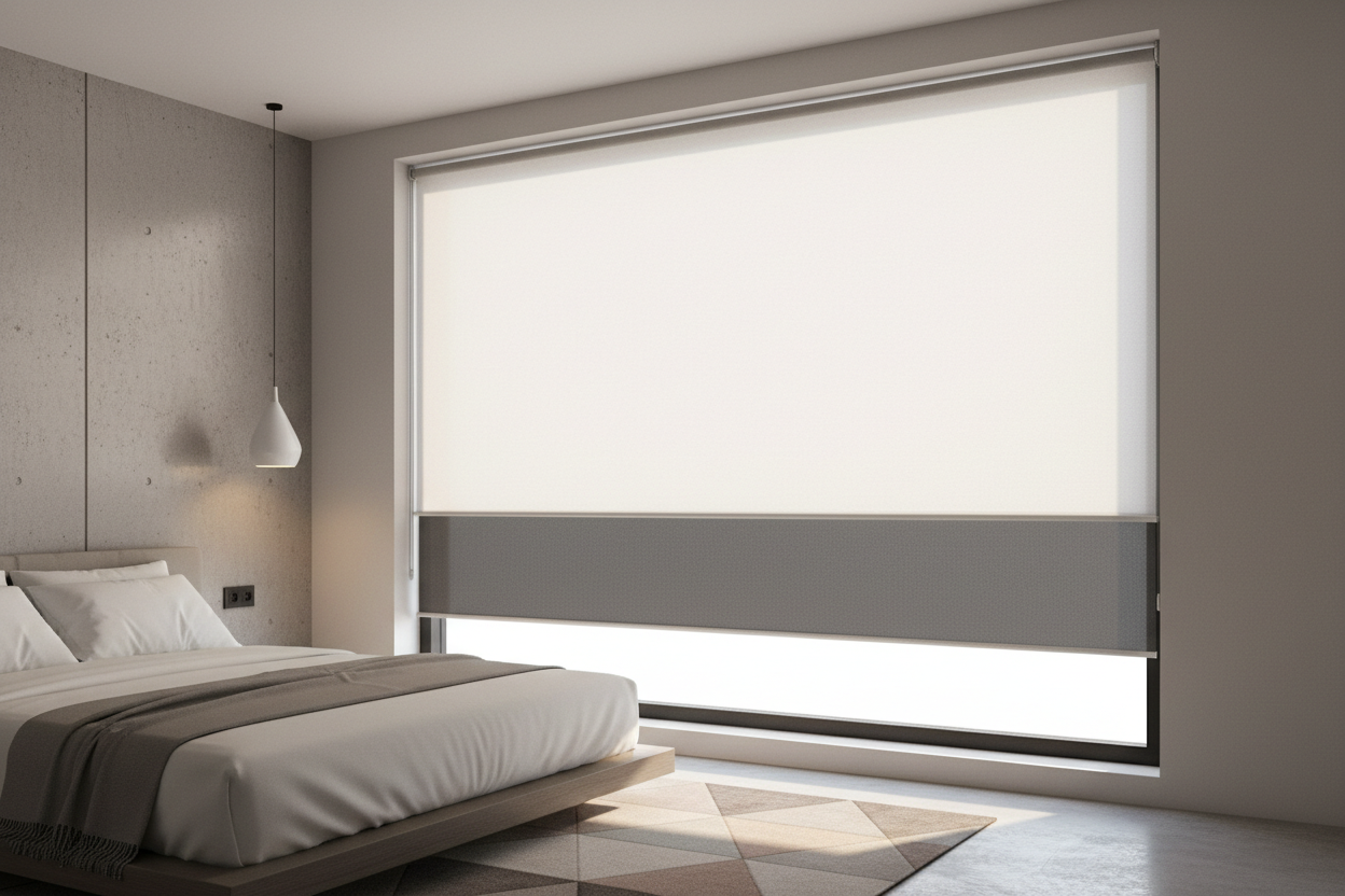 Why Fitting Two Roller Blinds in One Window Usually Looks Cluttered