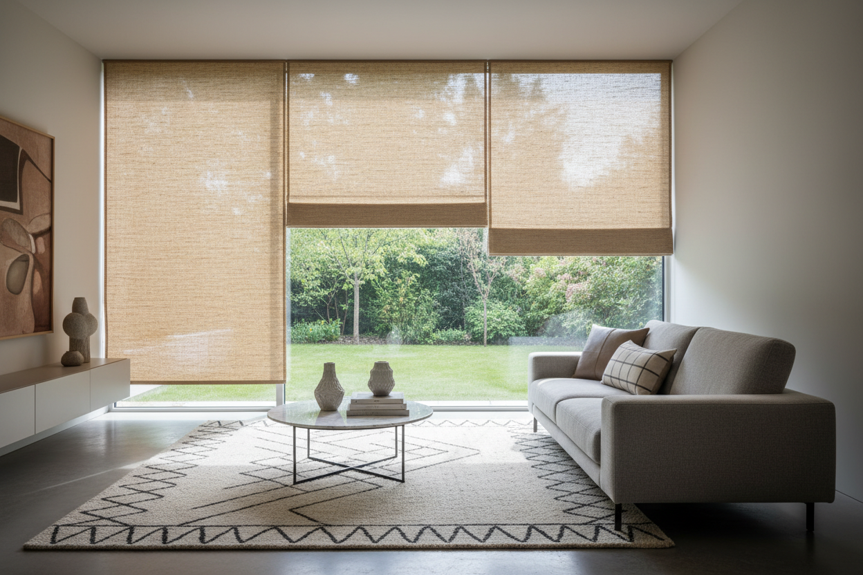 Are Natural Woven Roller Blinds Too Casual for a Formal Living Room?