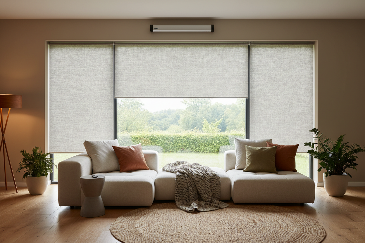 My Trick for Making Solar Film Blinds Look Cozy, Not Corporate