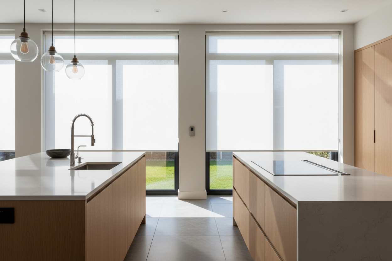 The Wipeable Roller Blind for Kitchen Remodels I Actually Recommend